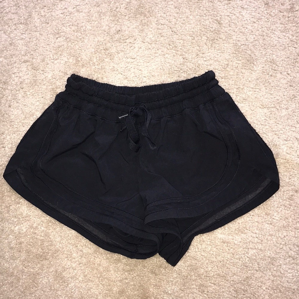 Black lulu lemon shorts